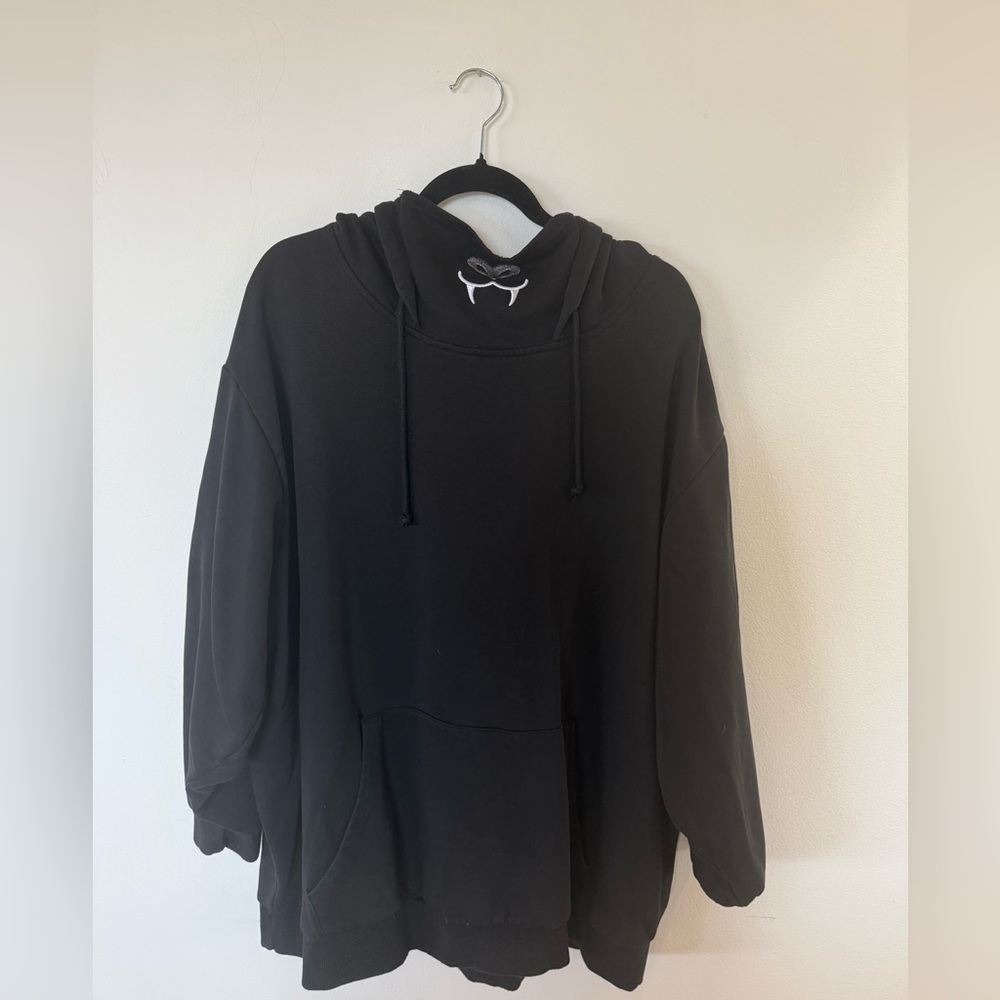 Black Bat Hoodie 1X